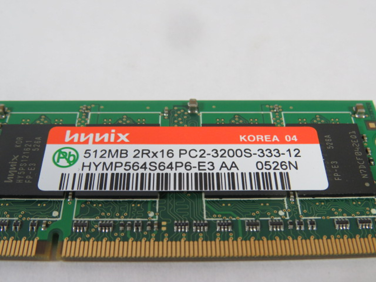 Hynix HYMP564S64P6-E3 AA Ram 512MB USED