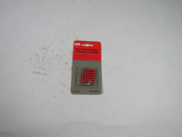 GB Electrical C14-121 Butt Connectors 7-Pk NEW