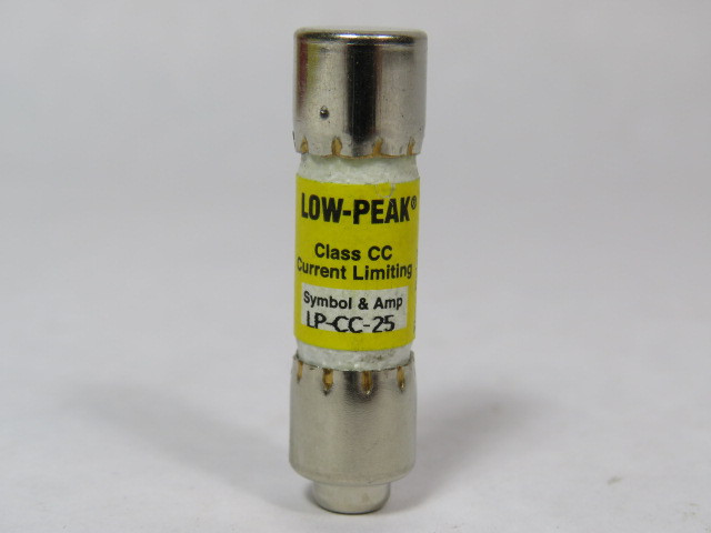 Cooper Bussmann LP-CC-25 Low-Peak Time Delay Fuse 25A 600V USED
