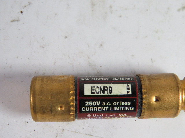 Bullet ECNR9 Time Delay Fuse 9A 250V USED