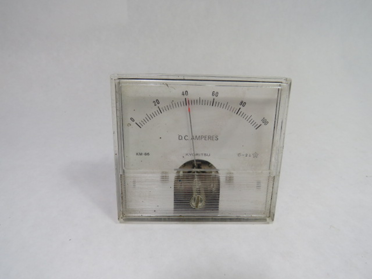 Kyoritsu KM-86 Gauge 0-100 DC Amperes USED