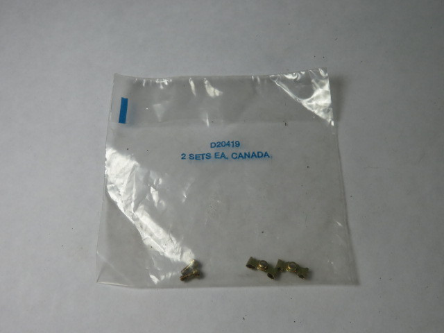ITT D20419 Screw Lock Male Pack Of 2 NWB