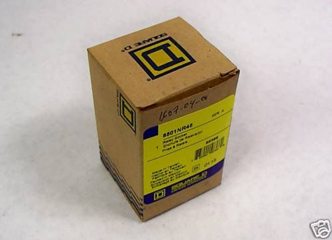 SQUARE D 8501-NR45 14 Blade DIN Rail Relay Socket ! NEW