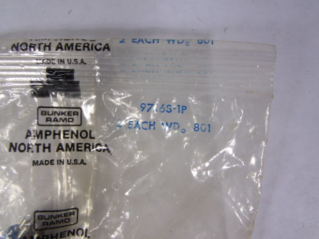 Amphenol 97-16S-1P Circular Insert for Connector Bag of 2 NWB