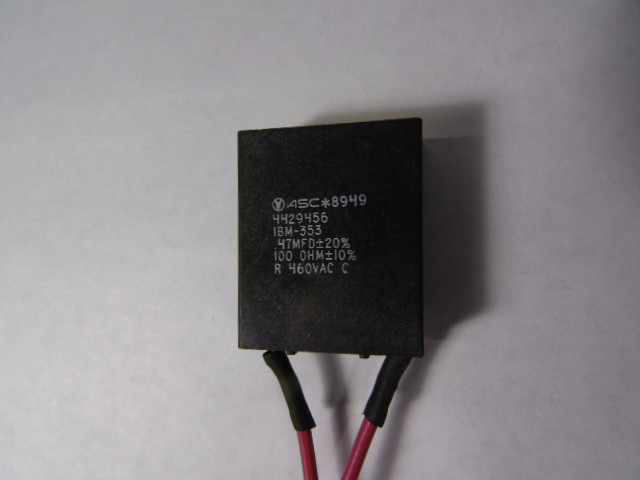 ASC 8949 Capacitor 47MFD 100OHM USED