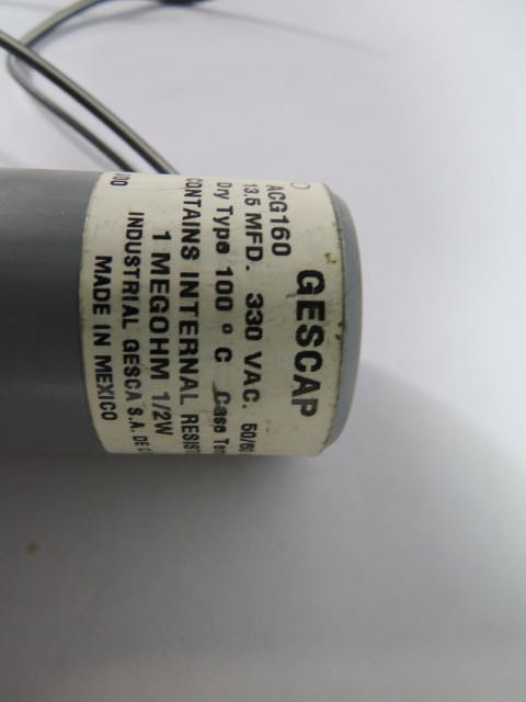 Gescap ACG160 Dry Type Resistor 330VAC 100 Degrees Celsius USED