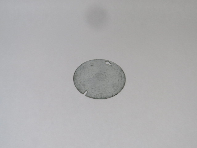 Hubbell 54-C-1 4" Round Receptacle Box Cover USED