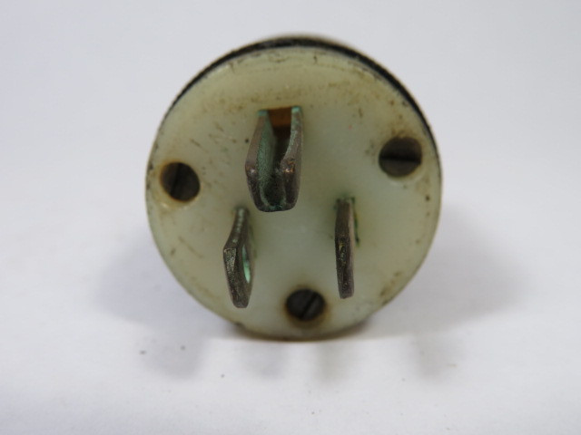 Hubbell 5266C Straight-Blade Plug 15A 125V 3W 2P USED