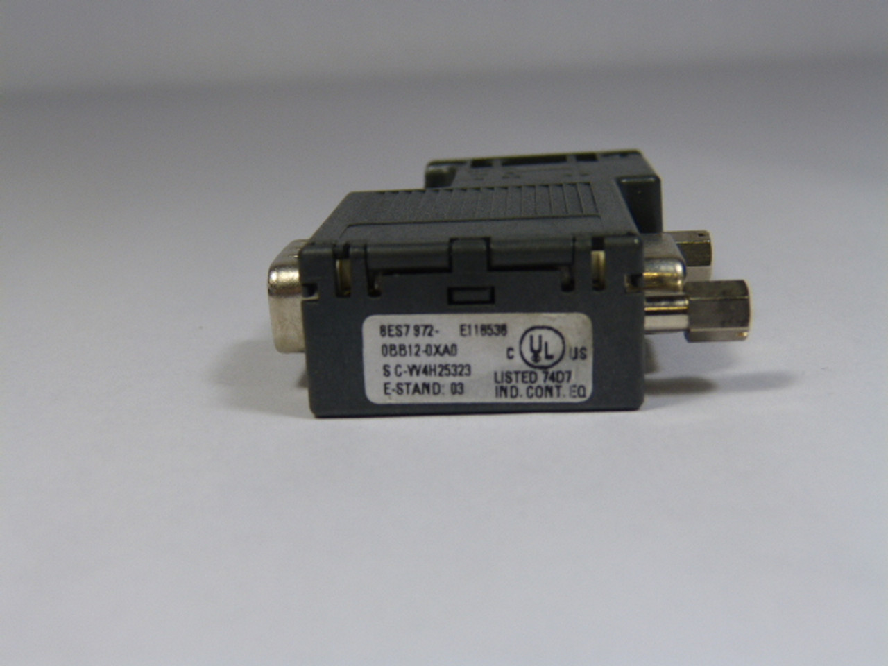 Siemens 6ES7-972-0BB12-0XA0 Connector 90 Degree USED