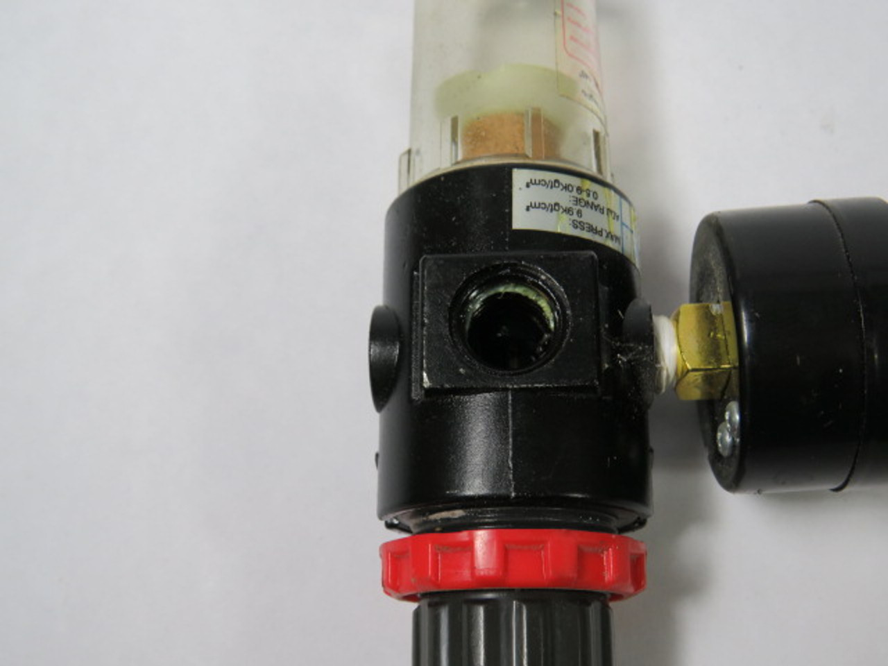 Airtac AFR-2000 Air Compressor Water Separator Trap 16SCFM W/ Gauge USED