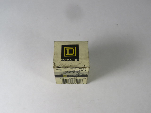Square D 9001-KA3 Contact Block Series J 1NC 10A 250V ! NEW !