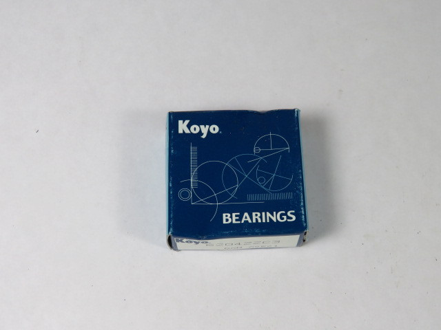 Koyo 6204ZZC3 Deep Groove Ball Bearing 47mmOD 20mmID 14mmW NEW