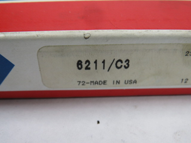 SKF 6211/C3 Deep Groove Ball Bearing 100mm OD 55mm ID 21mm W ! NEW !