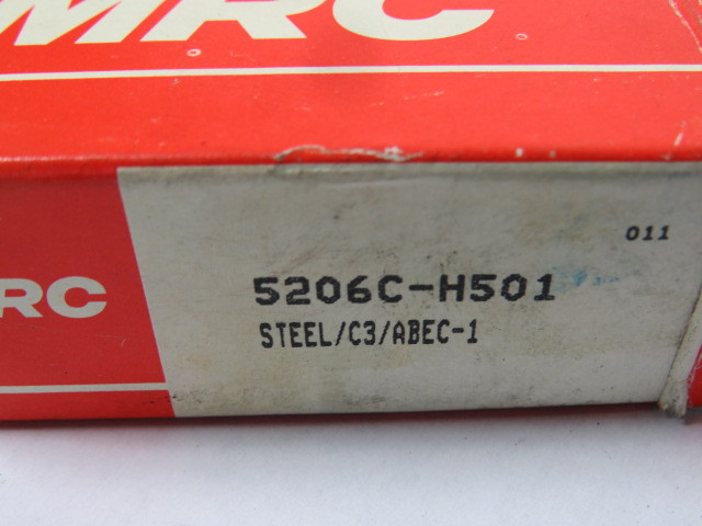 MRC 5206C-H501 Angular Contact Bearing 62mm OD 30mm ID 0.9375" W ! NEW !