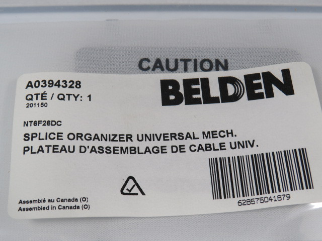 Belden A0394328 Universal Mechanical or Fusion 12" Splice Organizer NWB
