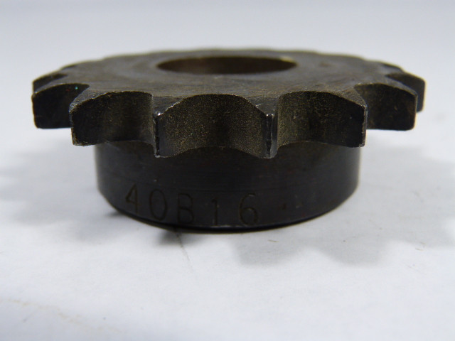 Generic 40B1-1 Roller Chain Sprocket 1" Bore 16T 40 Chain *Custom* *Rust* USED