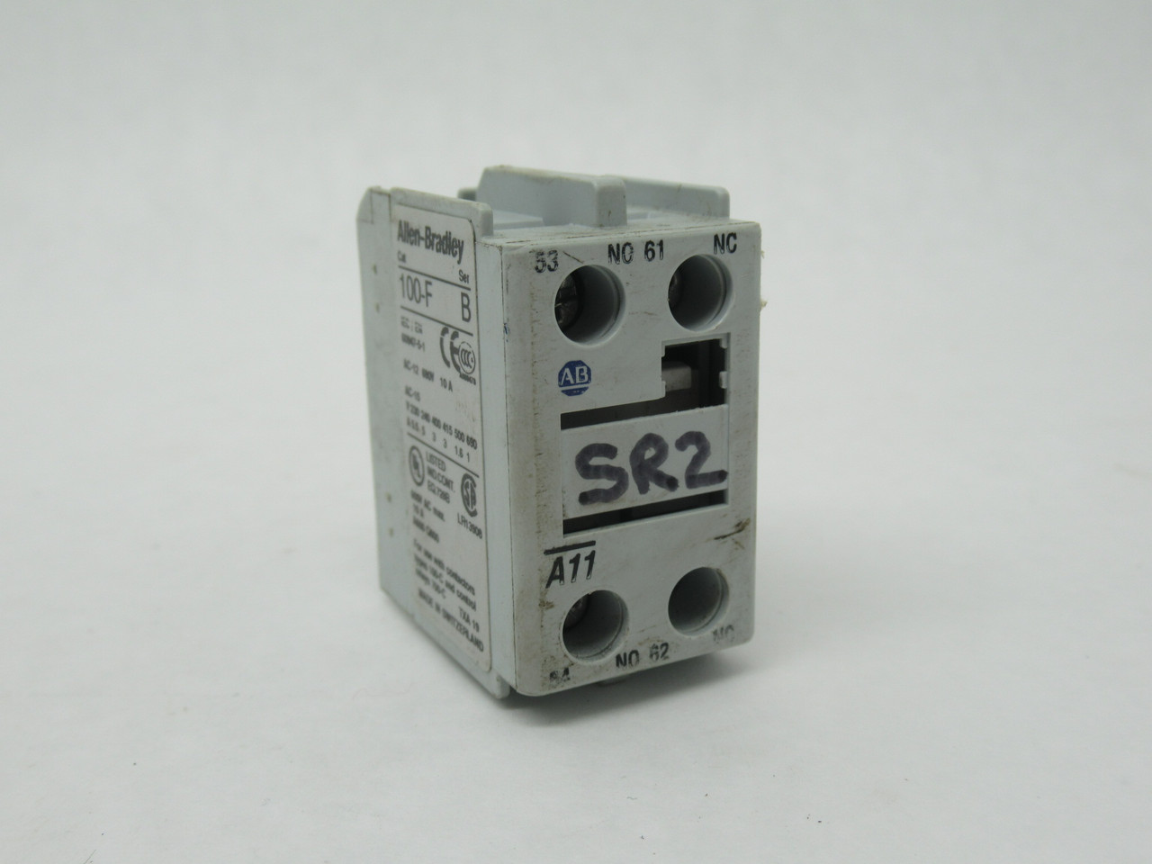 Allen-Bradley 100-FA11 Series B Auxiliary Contact Block USED