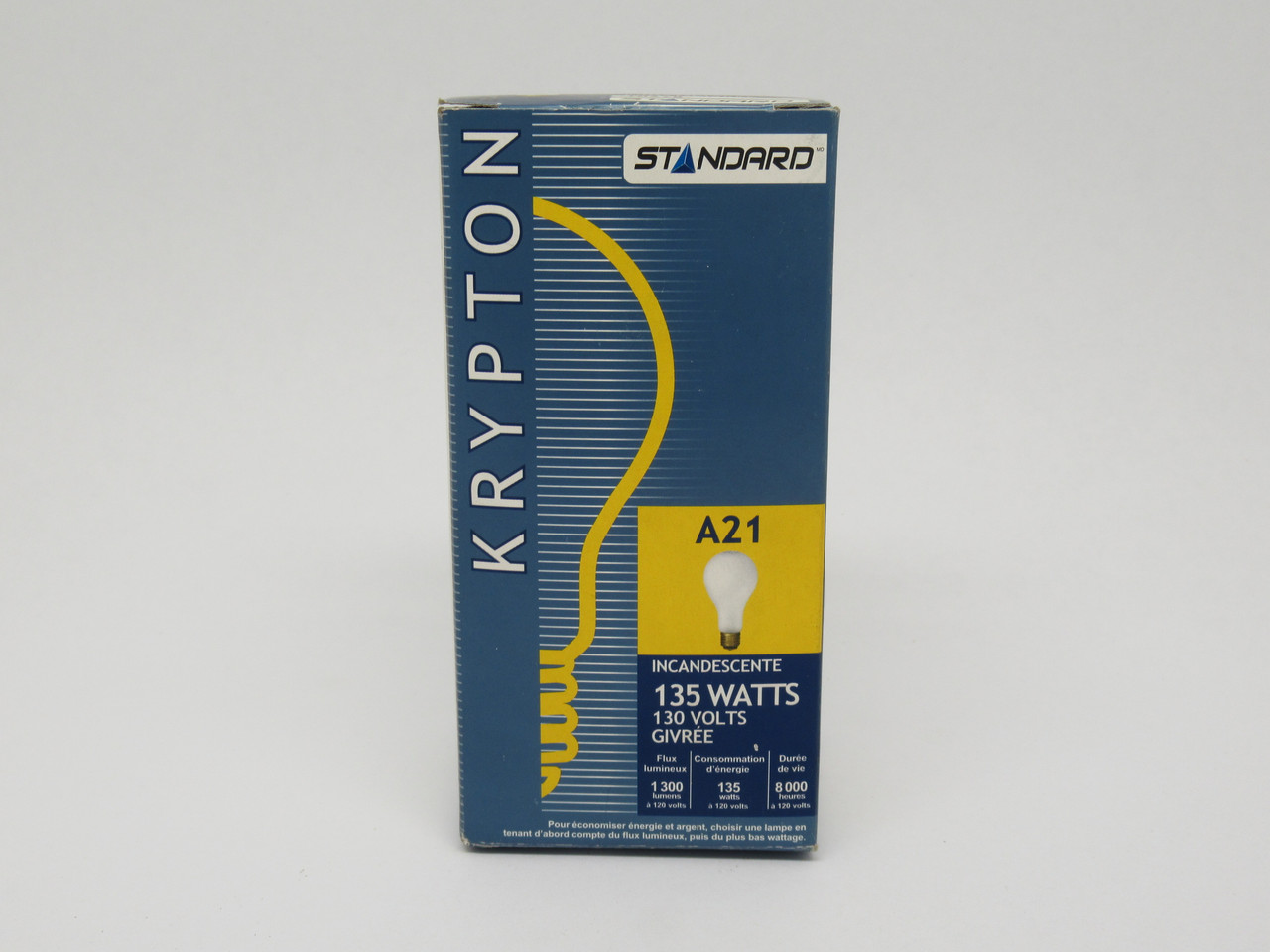 Standard 10278 Krypton Incandescent Bulb A21 135W 130V Bulb ! NEW !