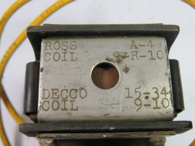 Detroit Coil Co. 15-34 Solenoid Coil Assembly w/ 9-10 Coil 115V 60Hz USED