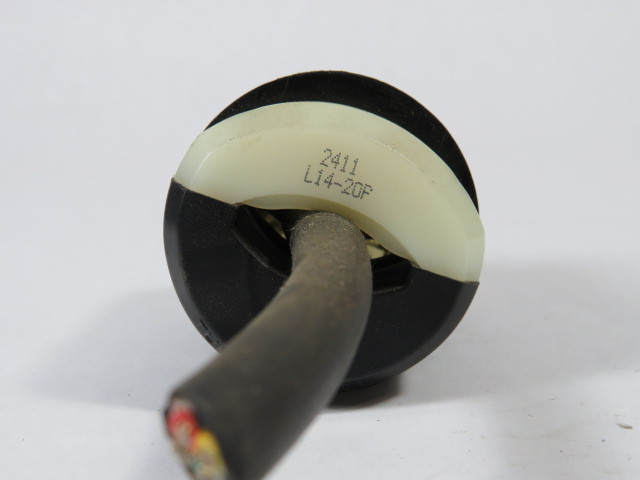 Leviton 2411 Twist-Lock Plug 20A 125/250V 4W 3P USED