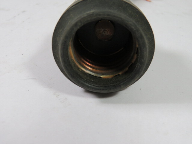 Leviton 001-55 Black Rubber Outdoor Socket 250V 660W USED