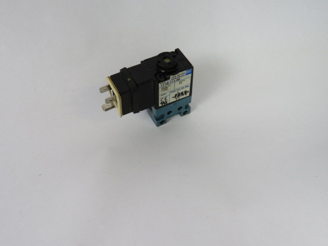 MAC 111B-111JM Solenoid Valve 6.8 Watt 120/110 Volt 60/50 Hz 150 PSI USED
