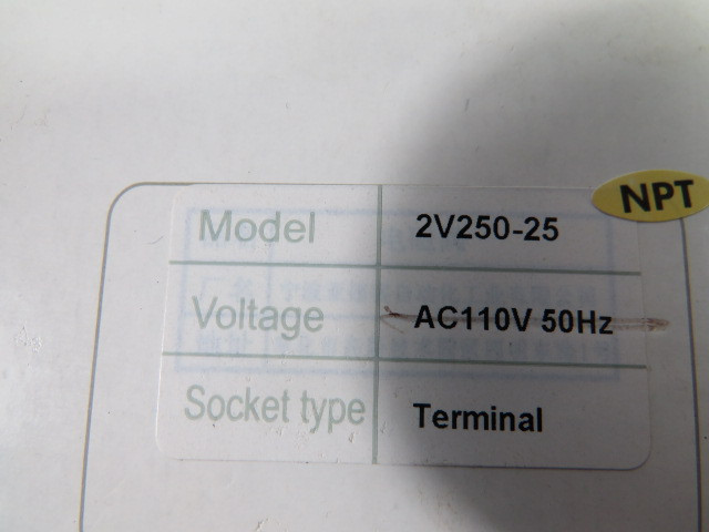 Airtac 2V250-25 3/4" Brass Valve & Connector NO SOLENOID VALVE ! NEW !