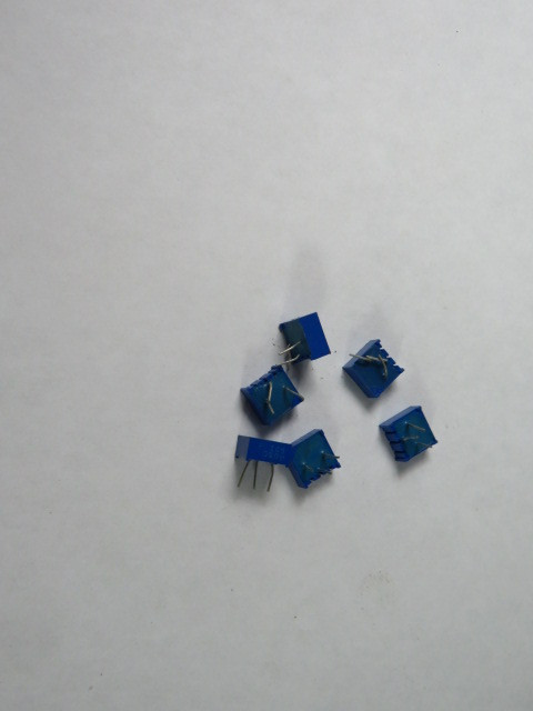 Bourns 3386P-1-105LF Trimmer Potentiometer 1MOhm 1-Turn Lot Of 6 USED