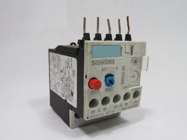 Siemens 3RU1116-1CB0 Overload Relay 1.8-2.5A *BROKEN MOUNT BRACKET* USED