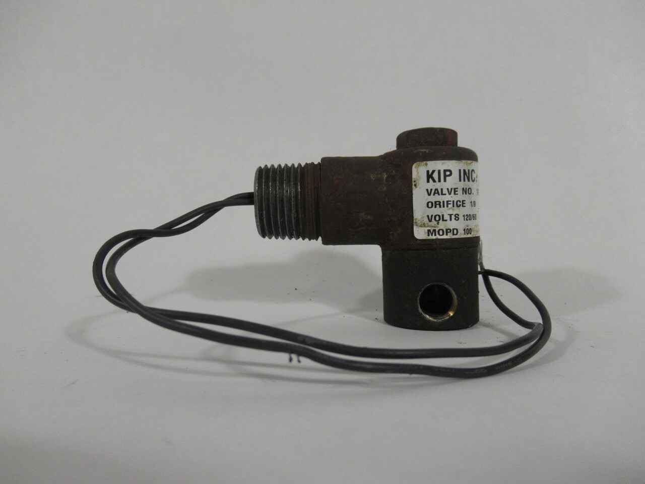 Kip Inc. 142115 Valve Orifice 1/8 120V 60Hz MOPD 100 USED