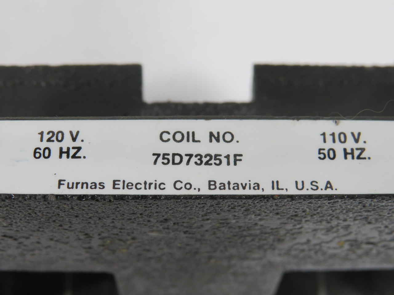 Furnas 75D73251F Magnetic Coil 110V/50Hz 120V/60Hz USED