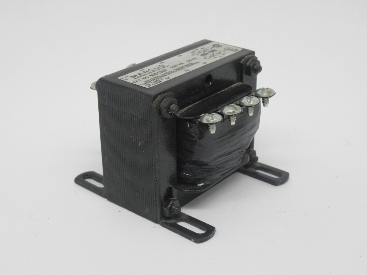 Marcus MO100F Industrial Control Transformer 100VA Pri 240/480V Sec 12/24V USED