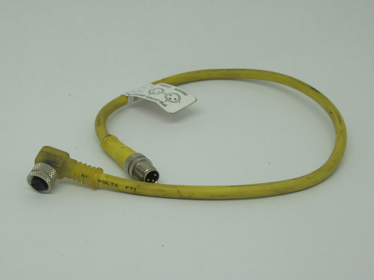 HTM C-MS3TZV070.3+C-FA3TPV070.3 Connector Cable M8 3-Wire USED