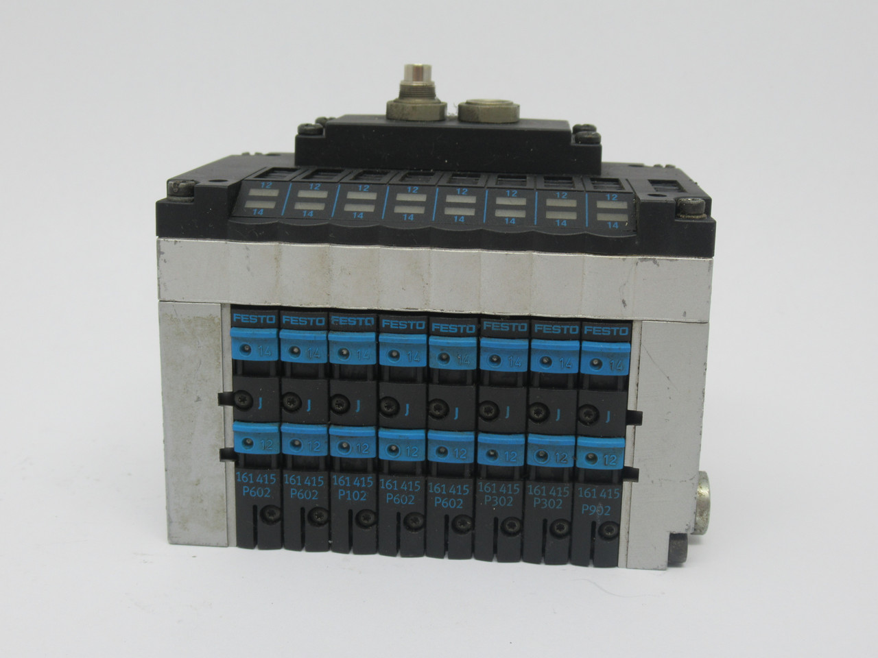Festo 18200 CPV10-VI-10P-10-8C-FB-R-Y-8J Solenoid Valve Manifold Assembly USED