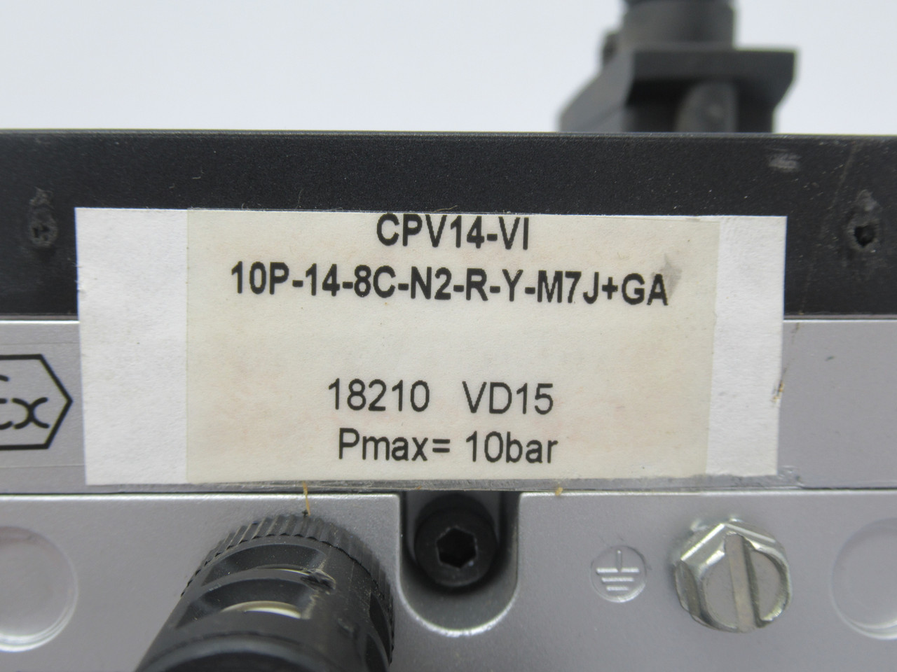 Festo CPV14-VI-10P-14-8C-N2-R-Y-M7J+GA Solenoid Valve Manifold Assembly USED