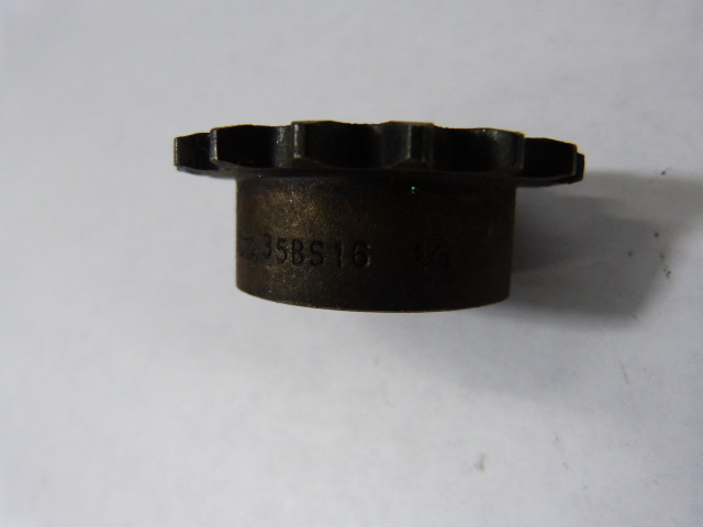 Martin 35BS16-5/8 Roller Chain Sprocket 5/8" Bore 16T 35 Chain 3/8" Pitch USED