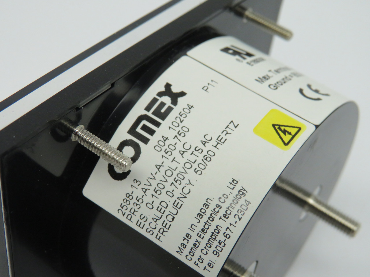 Crompton Comex PR35-AVV-A-150-750 Panel Meter 0-750VAC NEW