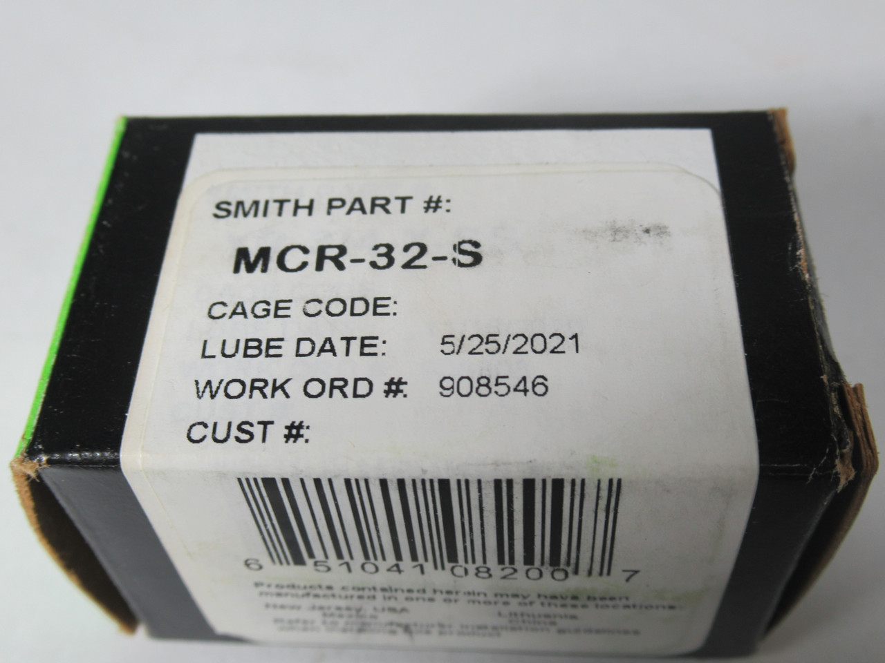 Smith Bearing Company MCR-32-S Crowned Metric Cam Follower Roller NEW