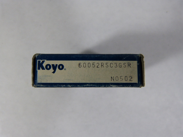 Koyo 60052RSC3GSR Sealed Ball Bearing 47mmOD 25mmID 12mmW NEW
