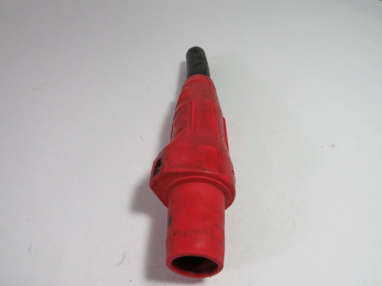 Leviton 16D23-UR Red Industrial 1-Pole Male Plug 600V 400A USED