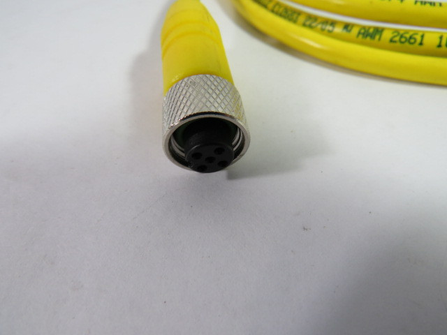 Lumberg RKT 5-612/2M (60000313) Female 5-Pole 250V M12 Yellow 2M Cord ! NOP !