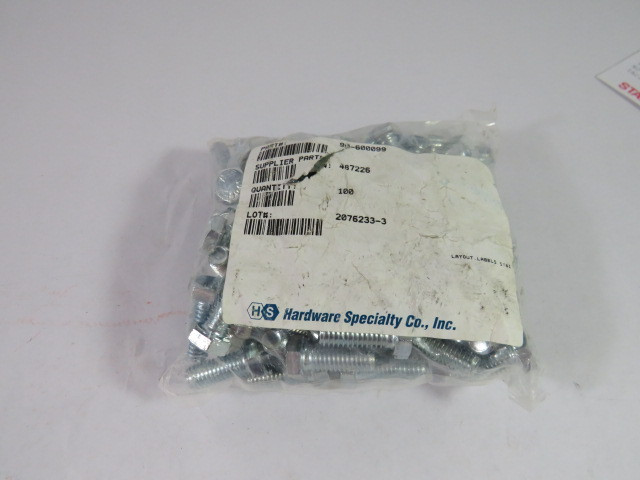 Hardware Specialty 90-600099 Screw 100-PK ! NWB !