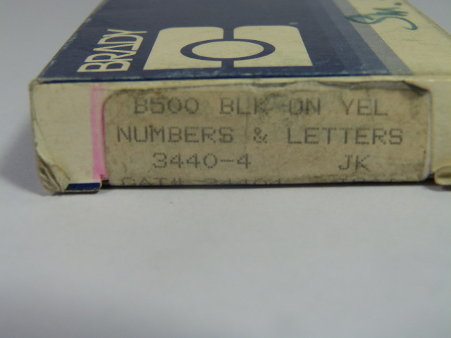 Brady 3440-4 Kit of Number Labels 10-Pack #4 ! NEW !
