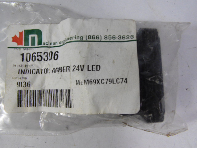 Maclean Engineering 1065306 Amber Indicator 24V LED ! NWB !