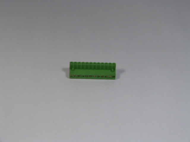 Phoenix Contact MSTB2.5-5.08/12 Contact Block 10A 250V 12 Position Green USED