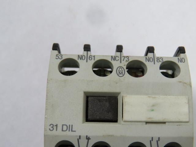 Klockner Moeller 31-DIL Auxiliary Contact 3NO 1NC 600VAC USED