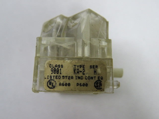 Square D 9001-KA2 Series H Pushbutton Contact Block 1NO 250V USED