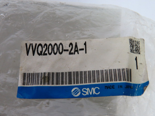 SMC VVQ2000-2A-1 Pneumatic Valve Manifold End Plate Assembly ! NWB !