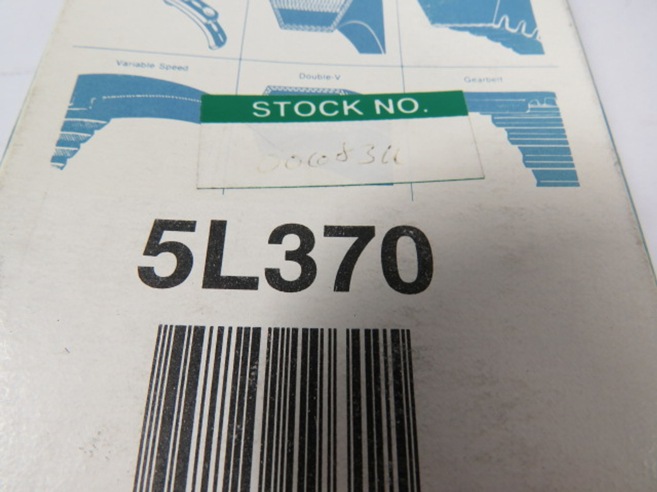 Browning 5L370 V-Belt 37" Long 21/32" Wide 3/8" Pitch ! NEW !