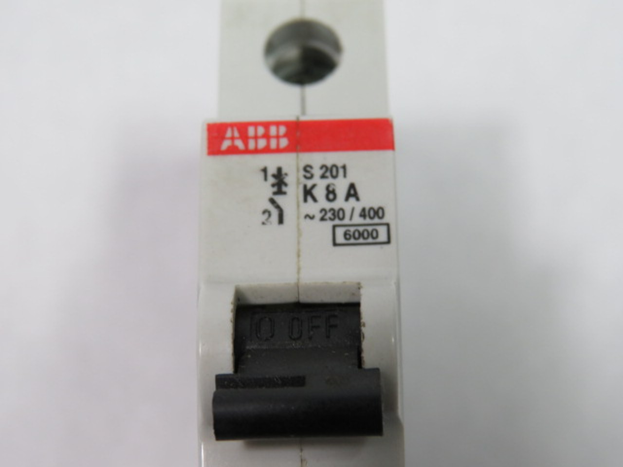 ABB S201-K8 Circuit Breaker 8 Amp 230/400 Vac 1 Pole USED